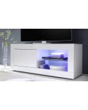 Meuble TV BASIC, 140 cm, blanc