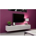 Meuble TV VIGO FULL 180, noir ou blanc