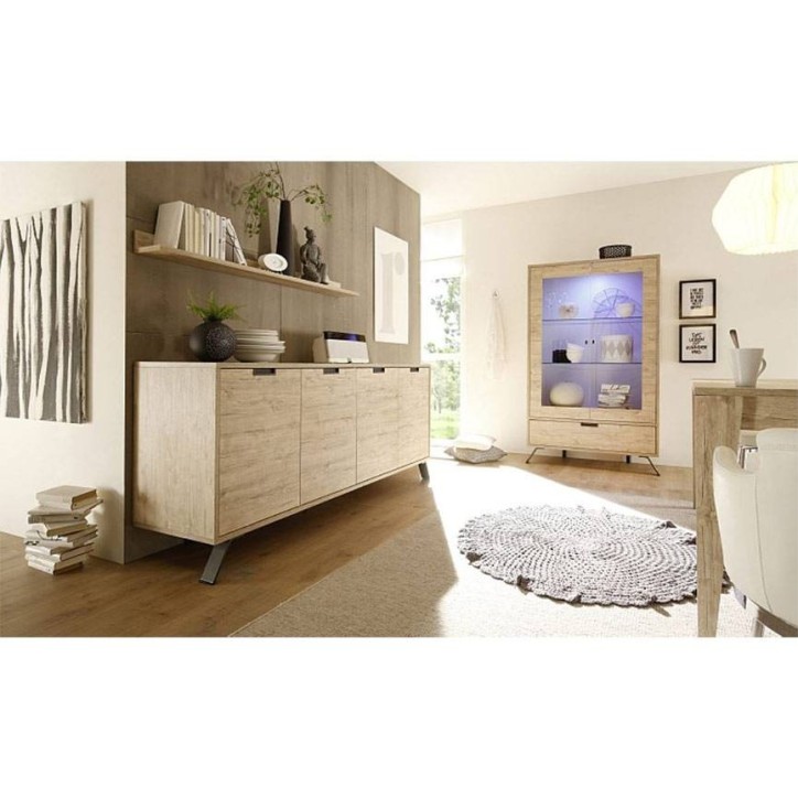 Buffet PALMA, 207 cm chêne