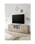 Meuble TV MIREL chêne 2 portes 1 tiroir 181 cm