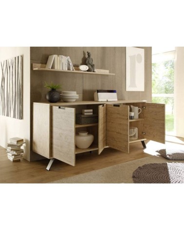 Buffet PALMA, 207 cm chêne