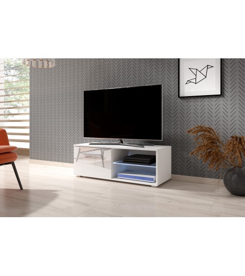 Meuble TV BEST ,  100 cm,  blanc