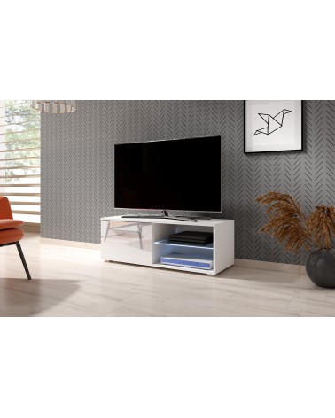 Meuble TV BEST ,  100 cm,  blanc