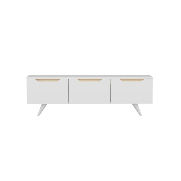 Meuble TV PRAG 150 cm blanc