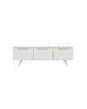 Meuble TV PRAG 150 cm blanc