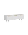 Meuble TV PRAG 150 cm blanc