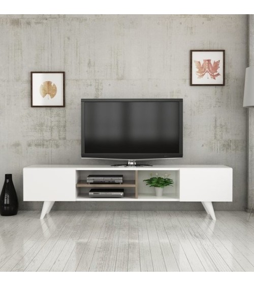 Meuble TV DORE 160 cm blanc