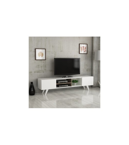 Meuble TV DORE 160 cm blanc