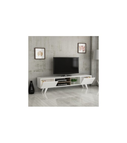 Meuble TV DORE 160 cm blanc