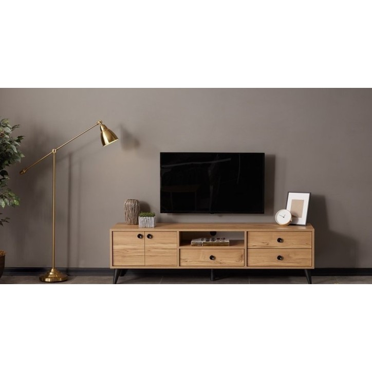 Meuble TV ETI 180 cm bois