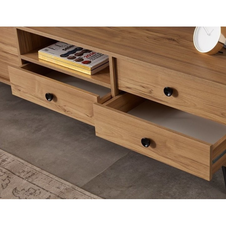 Meuble TV ETI 180 cm bois