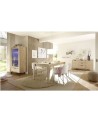 Grand vaisselier vitrine PALMA 106 cm chêne
