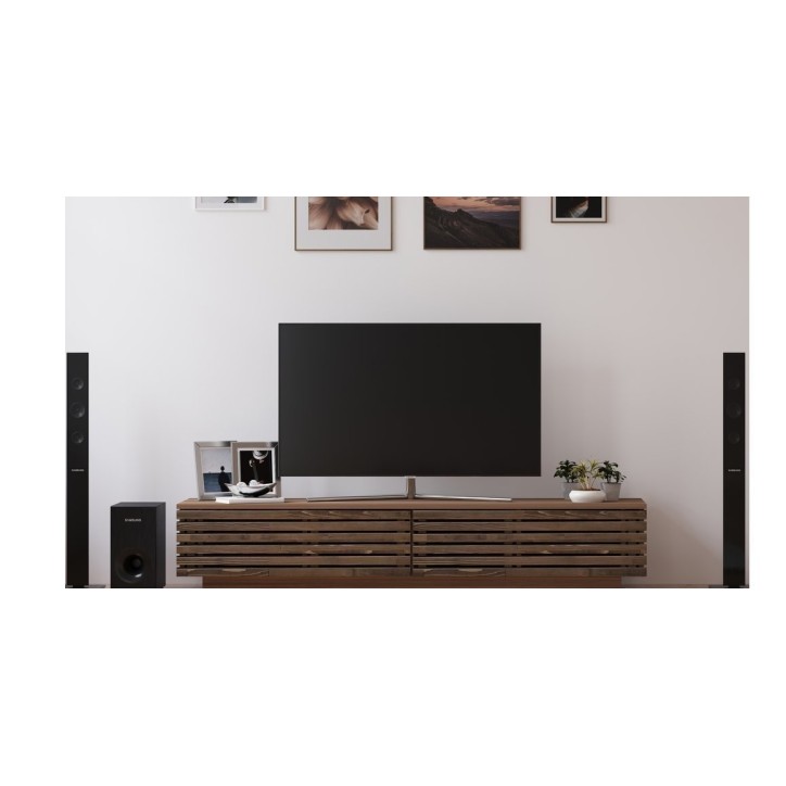 Meuble TV PRESTIJ 180 cm noyer