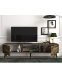 Meuble TV ANTHES 180 cm noyer