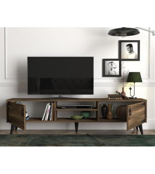 Meuble TV ANTHES 180 cm noyer