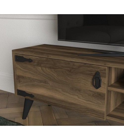 Meuble TV ANTHES 180 cm noyer
