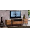 Meuble TV MIMI 200 cm bois et métal