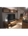 Meuble TV MIMI 200 cm bois et métal