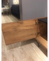 Meuble TV MIMI 200 cm bois et métal