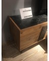 Meuble TV MIMI 200 cm bois et métal