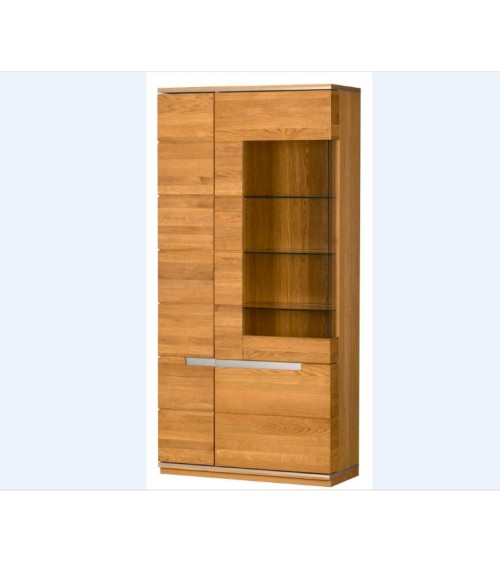 Vaisselier 3 portes TORINO chêne  98 cm