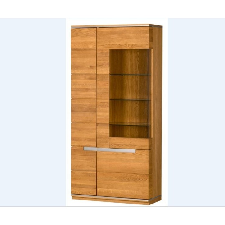 Vaisselier 3 portes TORINO chêne  98 cm