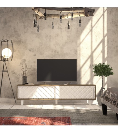 Meuble TV ROB blanc 180 cm