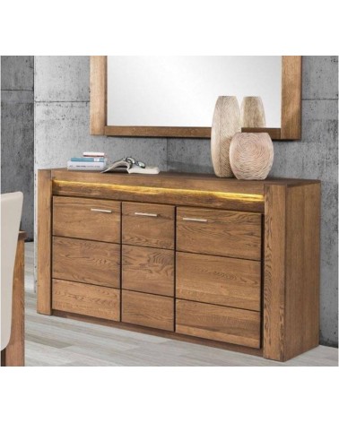Buffet VELVET  en chêne 161cm