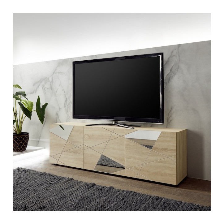 Meuble TV VITTORIA chêne Sonoma 181 cm