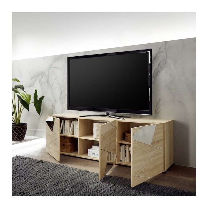 Meuble TV VITTORIA chêne Sonoma 181 cm