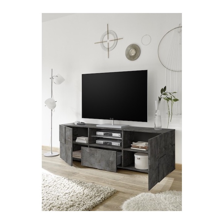 Meuble TV  DAMA oxyde 181 cm