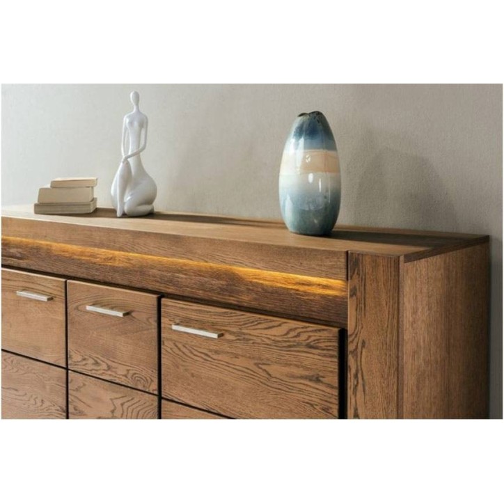 Buffet VELVET  en chêne 161cm