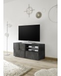 Meuble TV  DAMA oxyde 122 cm