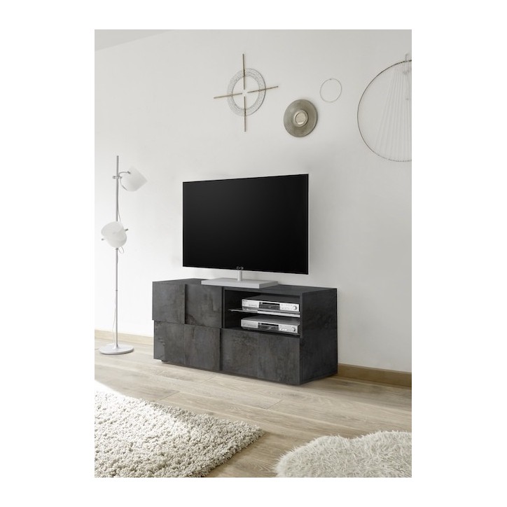 Meuble TV  DAMA oxyde 122 cm