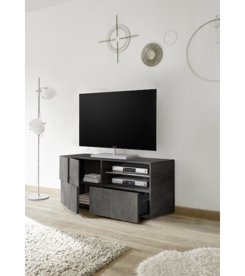 Meuble TV  DAMA oxyde 122 cm