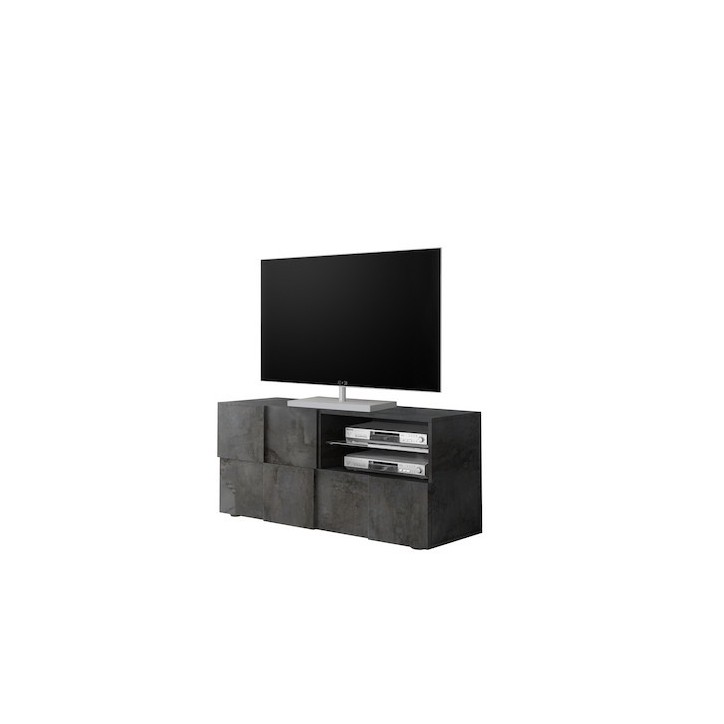 Meuble TV  DAMA oxyde 122 cm