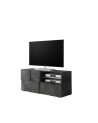 Meuble TV  DAMA oxyde 122 cm
