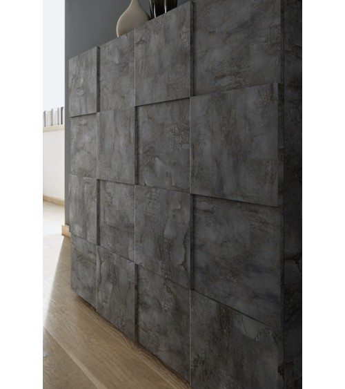 Meuble TV  DAMA oxyde 122 cm