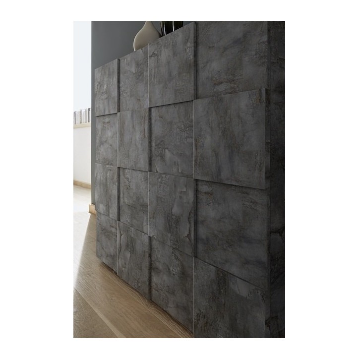 Meuble TV  DAMA oxyde 122 cm