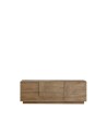 Meuble Tv 1 porte 2 tiroirs JUPITER bois mercure 182 cm