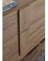Meuble Tv 1 porte 2 tiroirs JUPITER bois mercure 182 cm