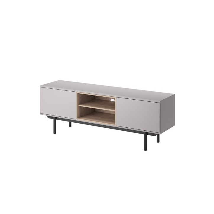 Meuble TV INOX gris 150 cm