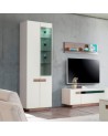 Vaisselier 2 portes KASHMIR 60 cm blanc