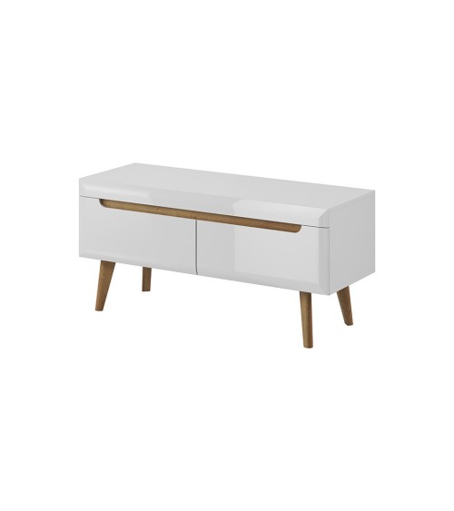 Meuble TV NORDI 107 cm blanc