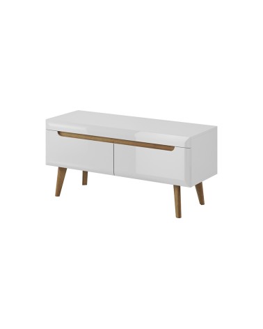 Meuble TV NORDI 107 cm blanc