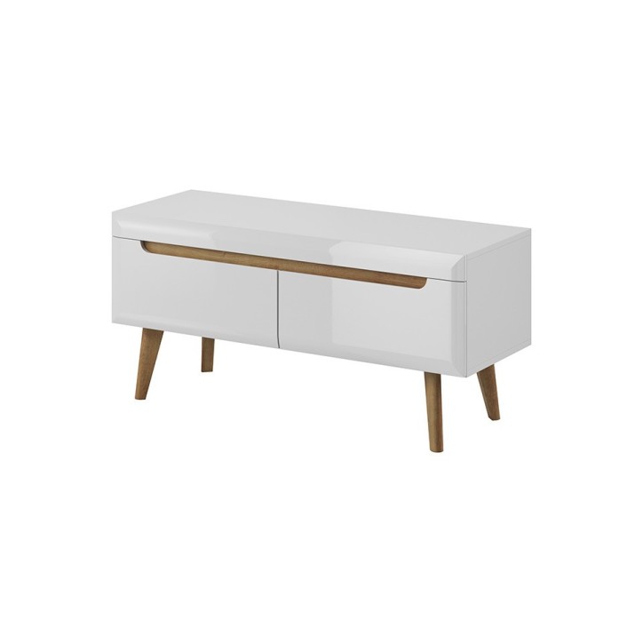 Meuble TV NORDI 107 cm blanc