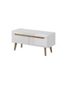 Meuble TV NORDI 107 cm blanc