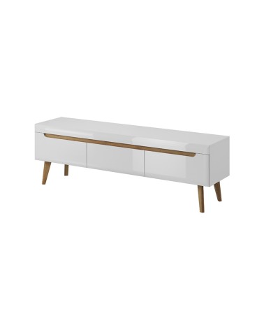 Meuble TV NORDI 160 cm blanc