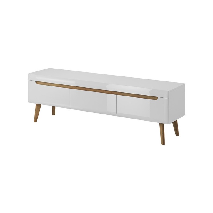 Meuble TV NORDI 160 cm blanc