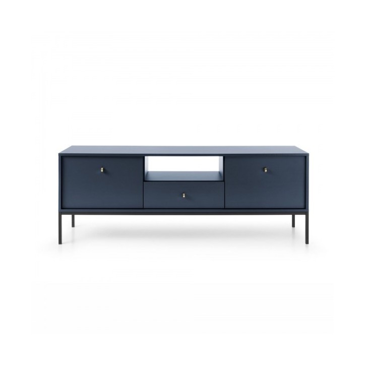 Meuble TV MONO bleu marine 154 cm